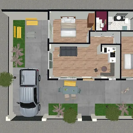 Villa Modern Seaside Retreat With Private Patio And Parking Olympiakí Aktí Exterior foto